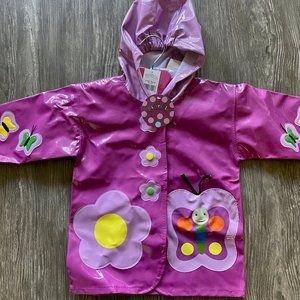 NWT - Girls Kidorable 'Butterfly' Design Raincoat
